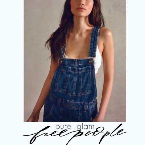 Free People skirtall jumper dress in denim | XS - Picture 3 of 5